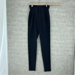 Revolve Michael Coste LC pants Womens Size S pants paper bag black 3381